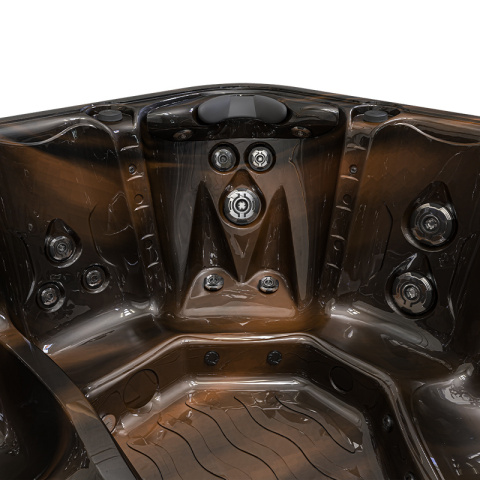 JACUZZI OGRODOWE WANNA SPA753 MAGMA GOLD OBUDOWA KAWA 200x200 CM JACUZZI OGRODOWE WANNA SPA753 MAGMA GOLD OBUDOWA KAWA 200x200 CM