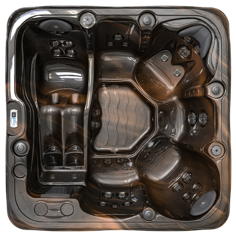 JACUZZI OGRODOWE WANNA SPA753 MAGMA GOLD OBUDOWA KAWA 200x200 CM JACUZZI OGRODOWE WANNA SPA753 MAGMA GOLD OBUDOWA KAWA 200x200 CM