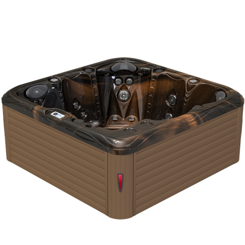 JACUZZI OGRODOWE WANNA SPA753 MAGMA GOLD OBUDOWA KAWA 200x200 CM JACUZZI OGRODOWE WANNA SPA753 MAGMA GOLD OBUDOWA KAWA 200x200 CM
