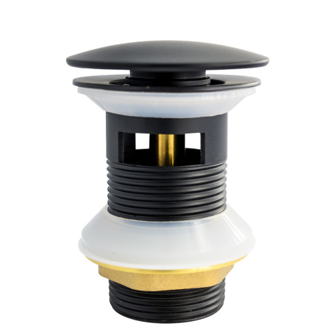 KOREK DO UMYWALKI KLIK-KLAK AUTOMATYCZNY Z PRZELEWEM ALEK-MTB-P CZARNY MAT 70 MM KOREK DO UMYWALKI KLIK-KLAK AUTOMATYCZNY Z PRZELEWEM ALEK-MTB-P CZARNY MAT 70 MM