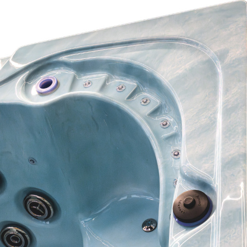 JACUZZI OGRODOWE WANNA SPA341 JASNA FALA OCEANU OBUDOWA CMIENA SZARA DESKA 220x156 CM JACUZZI OGRODOWE WANNA SPA341 JASNA FALA OCEANU OBUDOWA CMIENA SZARA DESKA 220x156 CM