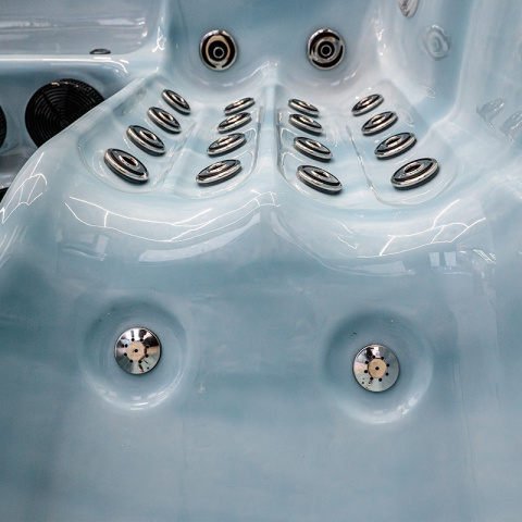 JACUZZI OGRODOWE WANNA SPA341 JASNA FALA OCEANU OBUDOWA CMIENA SZARA DESKA 220x156 CM JACUZZI OGRODOWE WANNA SPA341 JASNA FALA OCEANU OBUDOWA CMIENA SZARA DESKA 220x156 CM