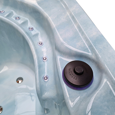 JACUZZI OGRODOWE WANNA SPA341 JASNA FALA OCEANU OBUDOWA CMIENA SZARA DESKA 220x156 CM JACUZZI OGRODOWE WANNA SPA341 JASNA FALA OCEANU OBUDOWA CMIENA SZARA DESKA 220x156 CM