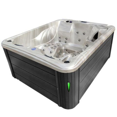 JACUZZI OGRODOWE WANNA SPA705 CAPPUCCINO OBUDOWA ANTRACYT 210x170 CM
