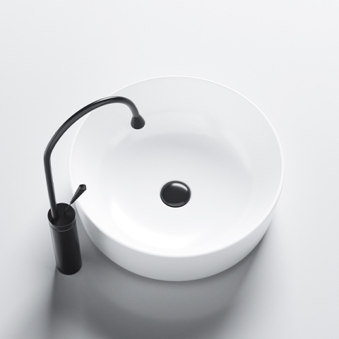 UMYWALKA NABLATOWA CERAMICZNA OKRĄGŁA FINO-WH-415 BIAŁA UMYWALKA NABLATOWA CERAMICZNA OKRĄGŁA FINO-WH-415 BIAŁA