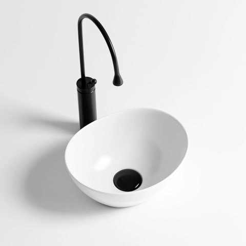 UMYWALKA NABLATOWA CERAMICZNA OWALNA LUMO-WH-340 BIAŁA UMYWALKA NABLATOWA CERAMICZNA OWALNA LUMO-WH-340 BIAŁA