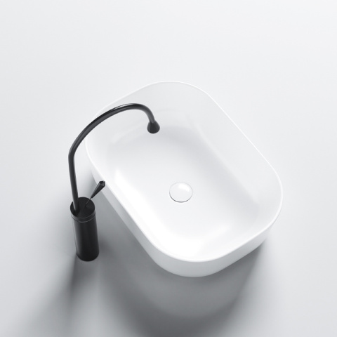 UMYWALKA NABLATOWA CERAMICZNA PROSTOKĄTNA MILO-WH-455 BIAŁA UMYWALKA NABLATOWA CERAMICZNA PROSTOKĄTNA MILO-WH-455 BIAŁA