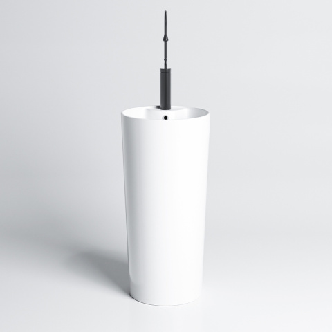 UMYWALKA WOLNOSTOJĄCA CERAMICZNA OWALNA LINO-WH-400 BIAŁA UMYWALKA WOLNOSTOJĄCA CERAMICZNA OWALNA LINO-WH-400 BIAŁA