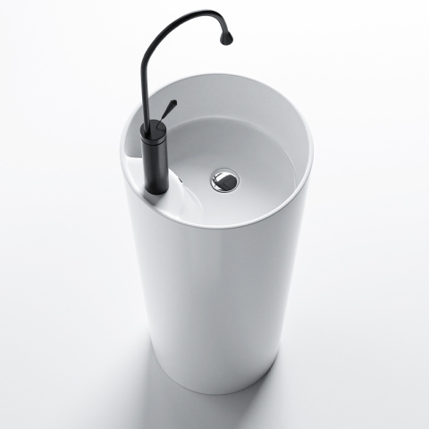 UMYWALKA WOLNOSTOJĄCA CERAMICZNA OWALNA LINO-WH-400 BIAŁA UMYWALKA WOLNOSTOJĄCA CERAMICZNA OWALNA LINO-WH-400 BIAŁA