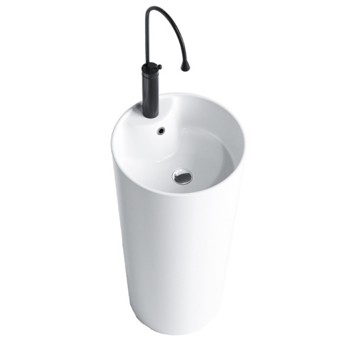 UMYWALKA WOLNOSTOJĄCA CERAMICZNA OWALNA LINO-WH-400 BIAŁA UMYWALKA WOLNOSTOJĄCA CERAMICZNA OWALNA LINO-WH-400 BIAŁA