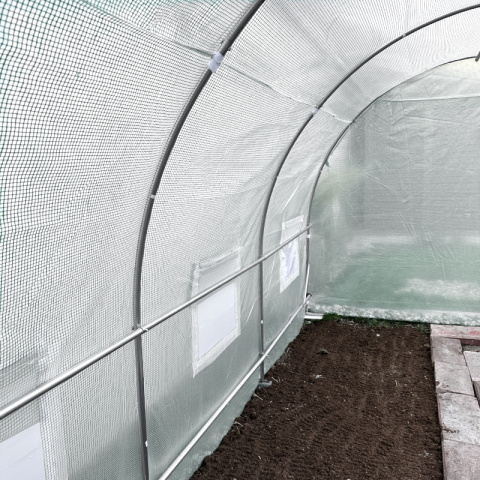 FOLIA ZAMIENNA NA TUNEL OGRODOWY FOLIOWY PTF05W 4x2,5 BIAŁA PODWÓJNE DRZWI FOLIA ZAMIENNA NA TUNEL OGRODOWY FOLIOWY PTF05W 4x2,5 BIAŁA PODWÓJNE DRZWI