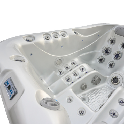 JACUZZI OGRODOWE WANNA SPA530 BIAŁA PERŁA OBUDOWA ANTRACYT