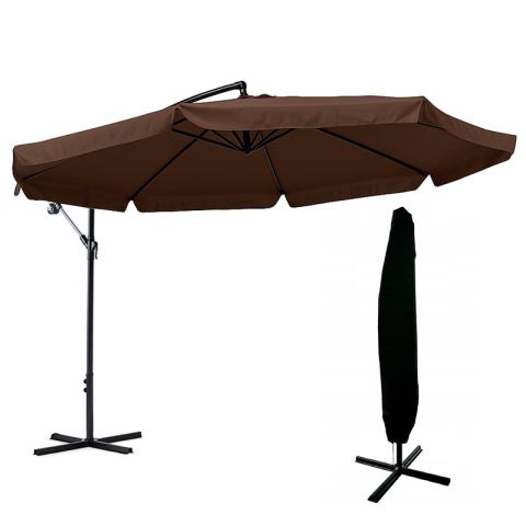 PARASOL OGRODOWY IKAR-BL-BR BRĄZOWY SKŁADANY Z WYSIĘGNIKIEM + POKROWIEC PARASOL OGRODOWY IKAR-BL-BR BRĄZOWY SKŁADANY Z WYSIĘGNIKIEM + POKROWIEC