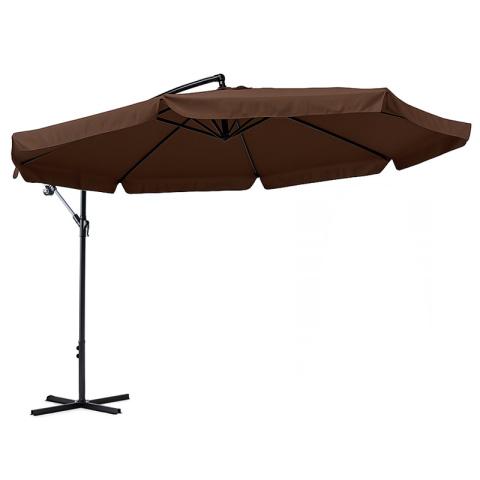 PARASOL OGRODOWY IKAR-BL-BR BRĄZOWY SKŁADANY Z WYSIĘGNIKIEM + POKROWIEC PARASOL OGRODOWY IKAR-BL-BR BRĄZOWY SKŁADANY Z WYSIĘGNIKIEM + POKROWIEC