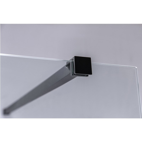 ŚCIANKA PRYSZNICOWA SH07C CZARNA 90 CM 8 MM ŚCIANKA PRYSZNICOWA SH07C CZARNA 90 CM 8 MM