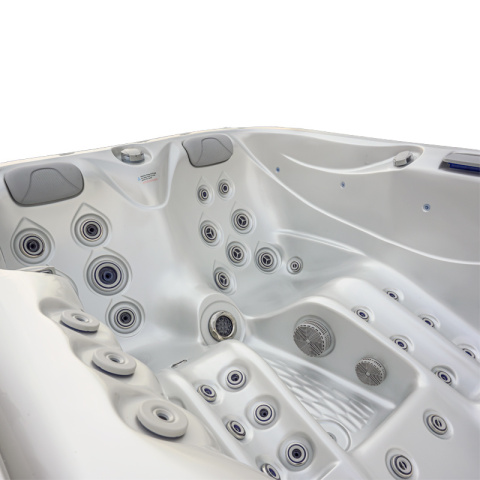 JACUZZI OGRODOWE WANNA SPA530 BIAŁA PERŁA OBUDOWA KAWA