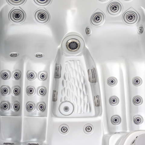 JACUZZI OGRODOWE WANNA SPA530 BIAŁA PERŁA OBUDOWA KAWA