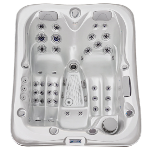 JACUZZI OGRODOWE WANNA SPA530 BIAŁA PERŁA OBUDOWA KAWA