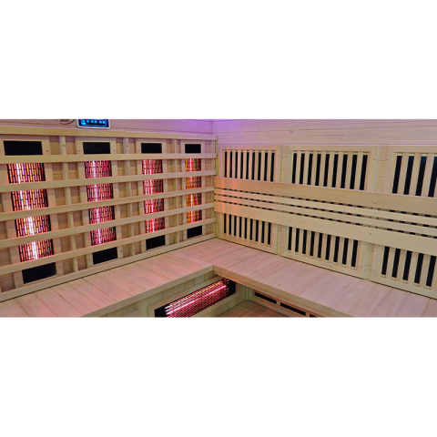SAUNA KOMBO INFRARED/FIŃSKA MOSS2 Z PIECEM 8kW 5-6 OSOBOWA 200x200 CM 2w1 SAUNA KOMBO INFRARED/FIŃSKA MOSS2 Z PIECEM 8kW 5-6 OSOBOWA 200x200 CM 2w1