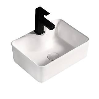 UMYWALKA NABLATOWA CERAMICZNA PROSTOKĄTNA ELISE-WH-480 BIAŁA