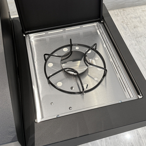 GRILL OGRODOWY GAZOWY Z POKRYWĄ I PÓŁKAMI APOLLO-C CZARNY RUSZT ŻELIWNY 14,5 KW + POKROWIEC GRILL OGRODOWY GAZOWY Z POKRYWĄ I PÓŁKAMI APOLLO-C CZARNY RUSZT ŻELIWNY 14,5 KW + POKROWIEC
