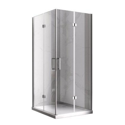 KABINA PRYSZNICOWA KWADRATOWA ZES-KZ08C-90 CHROM 90x90 CM