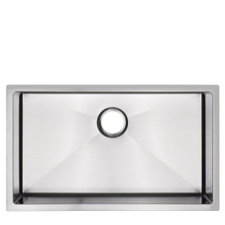 ZLEW KUCHENNY ZLEWOZMYWAK JEDNOKOMOROWY STALOWY INOX RODOS-CH-74X47 SYFON UCHWYTY