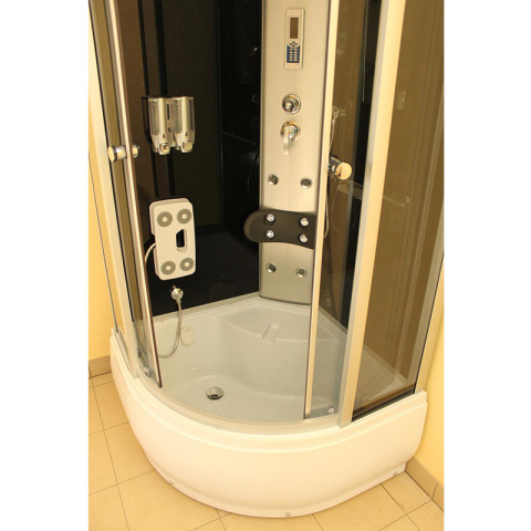 KABINA PRYSZNICOWA Z HYDROMASAŻEM I SAUNĄ WSH7101S 90x90 CM