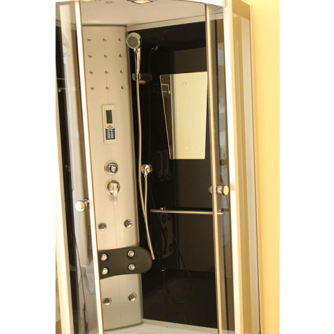 KABINA PRYSZNICOWA Z HYDROMASAŻEM I SAUNĄ WSH7101S 90x90 CM
