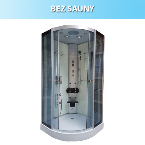 KABINA PRYSZNICOWA Z HYDROMASAŻEM WSH7118W 100x100 CM KABINA PRYSZNICOWA Z HYDROMASAŻEM WSH7118W 100x100 CM