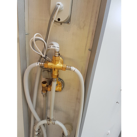 KABINA PRYSZNICOWA Z HYDROMASAŻEM I SAUNĄ WSH7180WS 80x80 CM