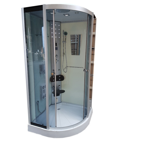 KABINA PRYSZNICOWA Z HYDROMASAŻEM I SAUNĄ WSH7180WS 80x80 CM