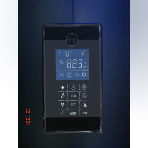 KABINA PRYSZNICOWA Z HYDROMASAŻEM MONAKO 9914R PRAWA CHROM 120x85 CM