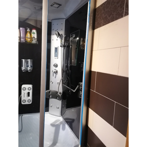 KABINA PRYSZNICOWA Z HYDROMASAŻEM I SAUNĄ WSH7101S 90x90 CM