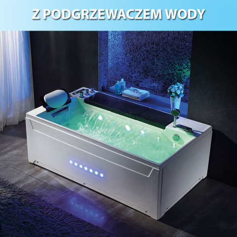 WANNA Z HYDROMASAŻEM NIAGARA 911 180x100 CM WANNA Z HYDROMASAŻEM NIAGARA 911 180x100 CM
