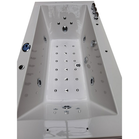 WANNA Z HYDROMASAŻEM RAMONA 640H BIAŁA 180x90 CM WANNA Z HYDROMASAŻEM RAMONA 640H BIAŁA 180x90 CM