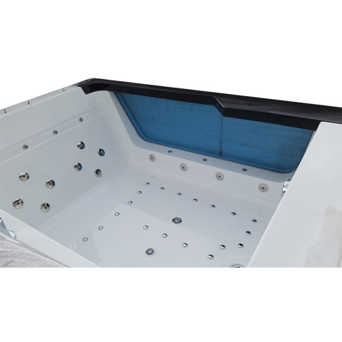 WANNA Z HYDROMASAŻEM TUGELA 913 CZARNA 170x130 CM WANNA Z HYDROMASAŻEM TUGELA 913 CZARNA 170x130 CM