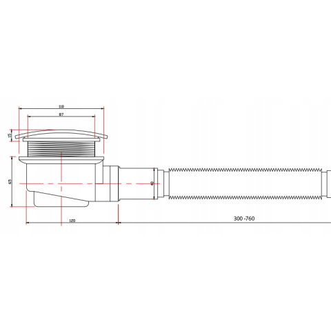 BRODZIK PRYSZNICOWY PROSTOKĄTNY SLIM ST04C BIAŁY 120x90 CM