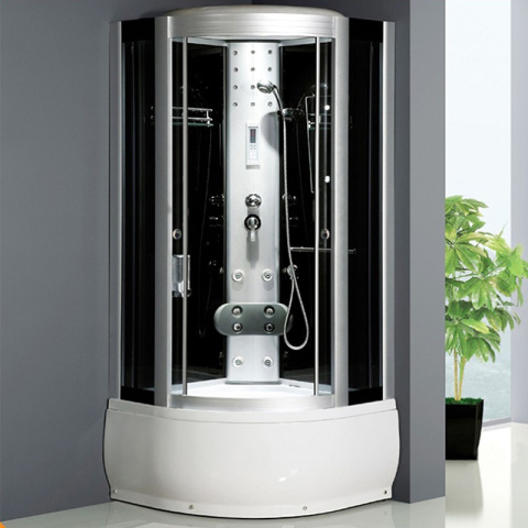 KABINA PRYSZNICOWA Z HYDROMASAŻEM I SAUNĄ WSH7101S 90x90 CM