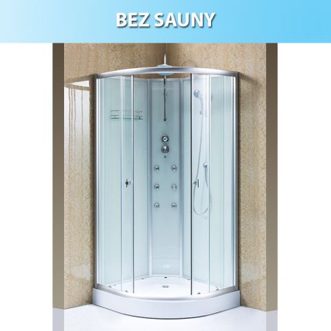 KABINA PRYSZNICOWA Z HYDROMASAŻEM WSH7703A CHROM 80x80 CM KABINA PRYSZNICOWA Z HYDROMASAŻEM WSH7703A CHROM 80x80 CM