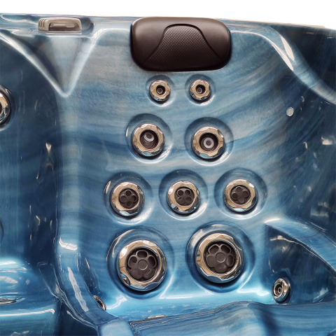 JACUZZI OGRODOWE WANNA SPA560 NIEBIESKA FALA OCEANU OBUDOWA ANTRACYT 220x220 CM JACUZZI OGRODOWE WANNA SPA560 NIEBIESKA FALA OCEANU OBUDOWA ANTRACYT 220x220 CM