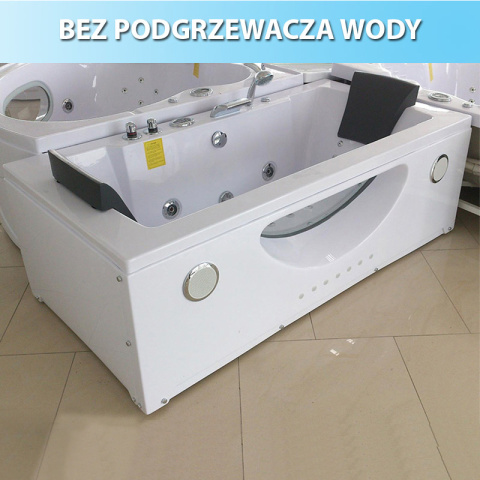 WANNA Z HYDROMASAŻEM LEVANTE 659 BIAŁA 180x90 CM