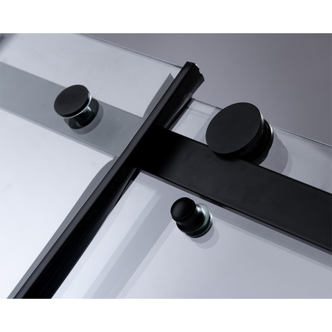 DRZWI PRYSZNICOWE SH03C CZARNE 105-110 CM 8 MM DRZWI PRYSZNICOWE SH03C CZARNE 105-110 CM 8 MM