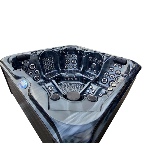 JACUZZI OGRODOWE WANNA SPA560 CZARNA FALA OCEANU OBUDOWA ANTRACYT 220x220 CM JACUZZI OGRODOWE WANNA SPA560 CZARNA FALA OCEANU OBUDOWA ANTRACYT 220x220 CM