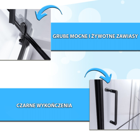 KABINA PRYSZNICOWA PIĘCIOKĄTNA BS06B CZARNA 90x90 CM KABINA PRYSZNICOWA PIĘCIOKĄTNA BS06B CZARNA 90x90 CM