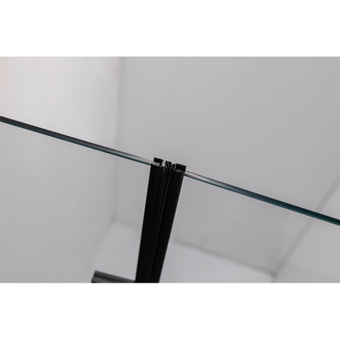 DRZWI PRYSZNICOWE SH01B CZARNE 90 CM 6 MM DRZWI PRYSZNICOWE SH01B CZARNE 90 CM 6 MM