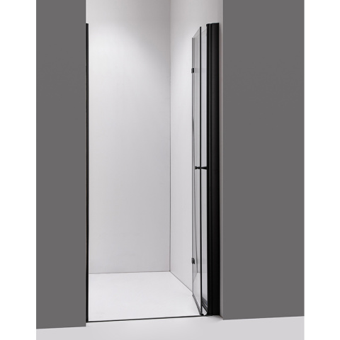 DRZWI PRYSZNICOWE SH01B CZARNE 90 CM 6 MM DRZWI PRYSZNICOWE SH01B CZARNE 90 CM 6 MM
