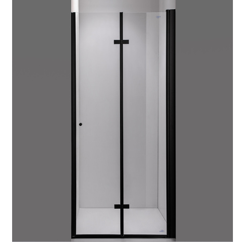 DRZWI PRYSZNICOWE SH01D CZARNE 110 CM 6 MM DRZWI PRYSZNICOWE SH01D CZARNE 110 CM 6 MM