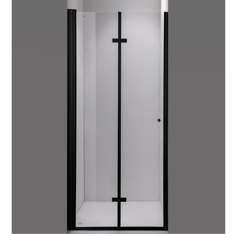 DRZWI PRYSZNICOWE SH01D CZARNE 110 CM 6 MM DRZWI PRYSZNICOWE SH01D CZARNE 110 CM 6 MM