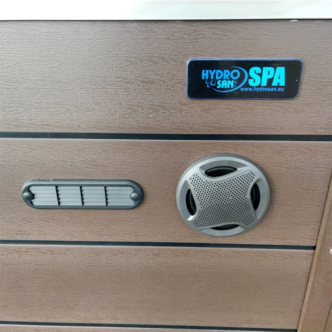 JACUZZI OGRODOWE WANNA SPA702 CAPPUCCINO OBUDOWA KAWA 230x230 CM